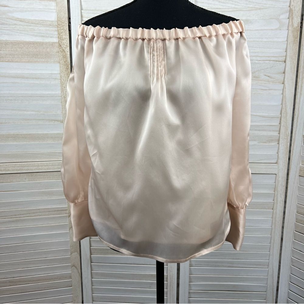 J Crew Collection Silk Off The Shoulder Party Blouse Top 8